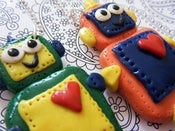 Image of Cute Robot Necklace
