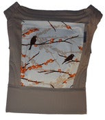 Image of Baby Carrier Sparrows Print