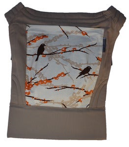 Image of Baby Carrier Sparrows Print