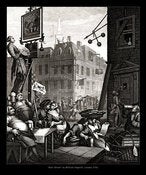 Image of William Hogarth, Gin Lane and Beer Street, 10x12 prints