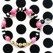 Image of Carnival Candy PEACE Bangle Bracelet Gold 