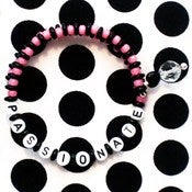 Image of PASSIONATE Bangle Bracelet Cotton Candy and Onyx 