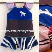 Image of COURTNEYCOURTNEY unicorn coco 18m print recycled flutter sleeve twirl tunic dress 