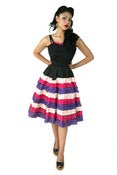 Image of 1950s reversible cancan dress 