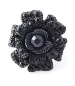 Image of Large Black Rose Ring 