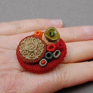 Bouquet ring - Fall colours Image of Bouquet ring - Fall colours