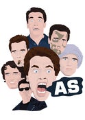 Image of Arnold Schwarzenegger print