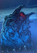 Image of 'The Fallen' - original on card -  Blue