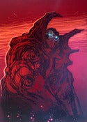 Image of 'The Fallen' - original on card -  Red