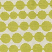 Image of yellow dot on white {outside fabric}