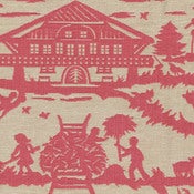 Image of pink kid toille <br>{inside fabric}