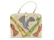 Image of 50's glove graphics purse