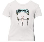 Image of Baby Tee iron man (designed by Simon Barrett)