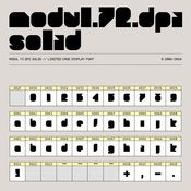 Image of Modul 72 dpi Solid font