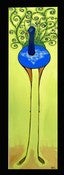 Image of 8x20 Matted Print: 'The Show Off' (peacock) 