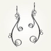 Image of Greek Isle Earrings, Sterling Silver