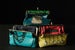 Image of turquoise pearl necklace purse