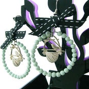 Image of nesting pretty in blue earrings