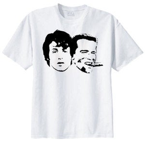 Image of "Arnold and Sly" White
