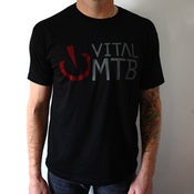 Image of Stack Logo T-Shirt, Black