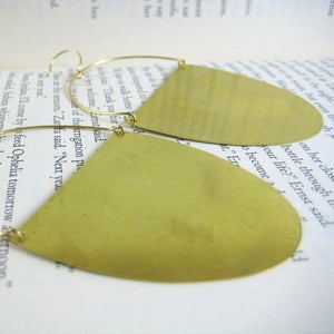 Image of padlock {earrings}