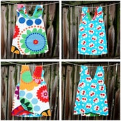 Image of Cherry/Hippy Cross-Back Top