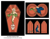 Image of Winged Snake Triptych
