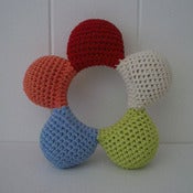 Image of Crochet Flower Rattle