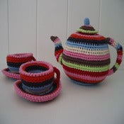 Image of Crochet Tea Set