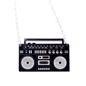 Image of boombox ghetto blaster necklace