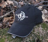 Image of Survivorman Hat - Black with white Rim