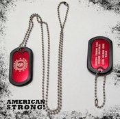 Image of Aluminum/Engraved -  SUPPORT Dog Tags