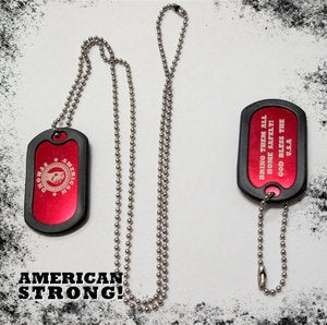 Image of Aluminum/Engraved -  SUPPORT Dog Tags