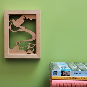 Image of Wood Wall Art: Time is Swift