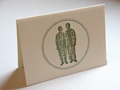 Image of Letterpress Silhouette Card - Together