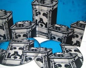 Image of ORTICANOODLES - STENCIL ON DOUBLE LP VINYL RECORD + COVER