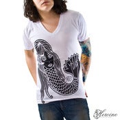 Image of Nerissa V-Neck White Unisex