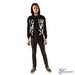 Image of I CAN'T SAVE YOU Black Hooded Zip Up Sweatshirt Unisex