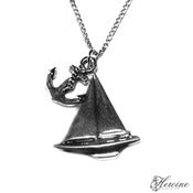 Image of Boat & Anchor Necklace