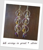 Image of Beth triple hoop earrings