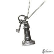 Image of Lighthouse and Key Necklace