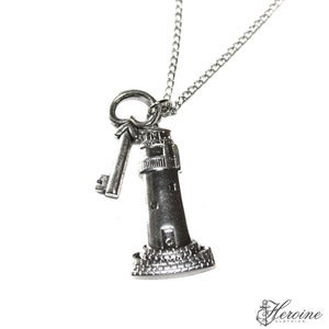 Image of Lighthouse and Key Necklace