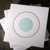 Image of teal dot | single