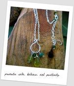 Image of Sarah tiny cluster necklace