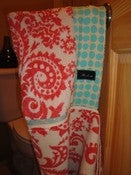 Image of Amy Butler Organic Watermelon Hooded Towel