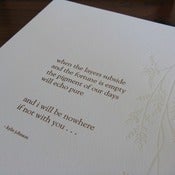 Image of limited edition letterpress print - layers