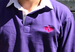 Image of Slim Custom-Fit Crest Rugby (Purple)