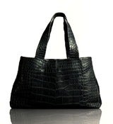 Image of Onyx Alligator Tote