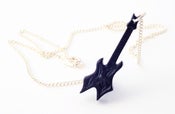 Image of Black Rock Guitar Necklace