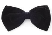 Image of Huge Black Velvet Hair Bow